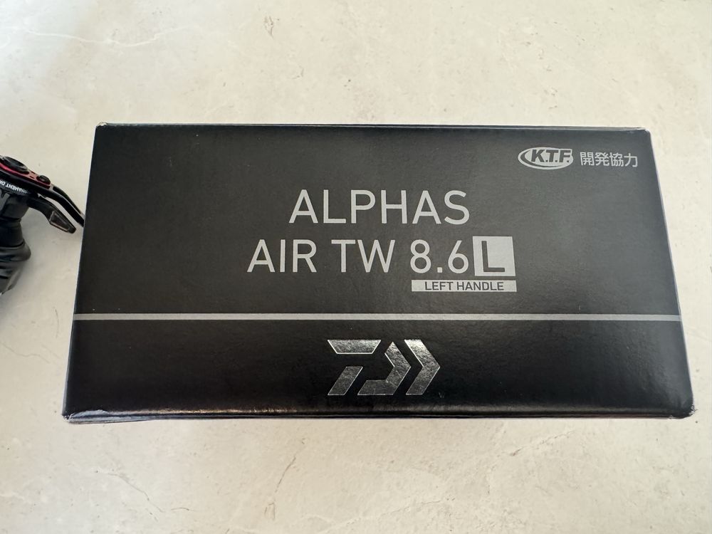Multiplikator Daiwa Alphas air TW 8.6 L BFS, light, ultra light, UL