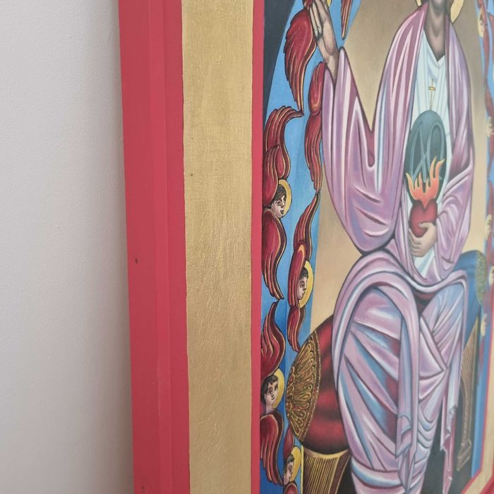 obraz olejny Deus Omnipotents - kopia znanej ikony