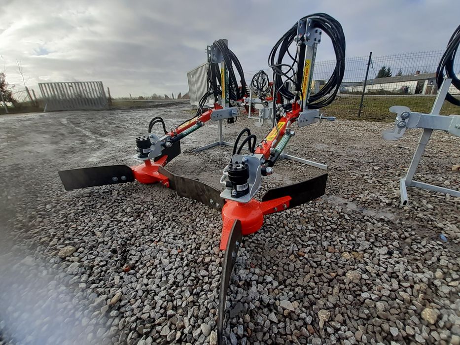 Wymiatarka sadownicza wygarniacz