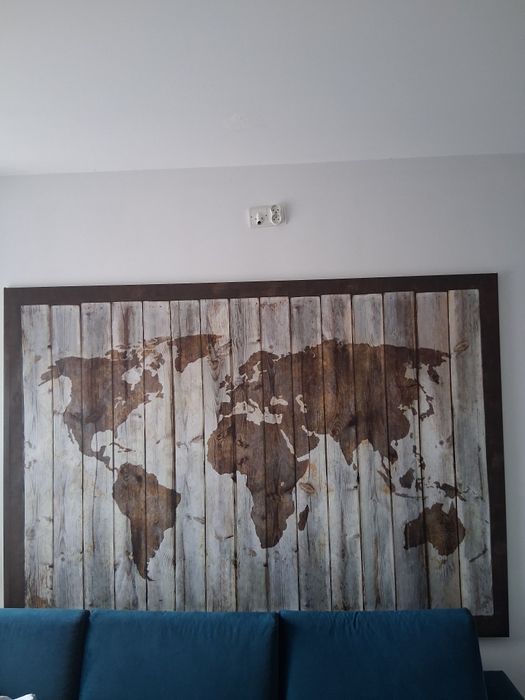 Sprzedam obraz na ścianę 200x140 Mapa Świata