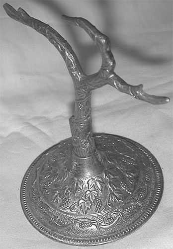 Kolekcjonerski WIESZAK Art Deco Metalowy Retro Drzewko na Biżuterię