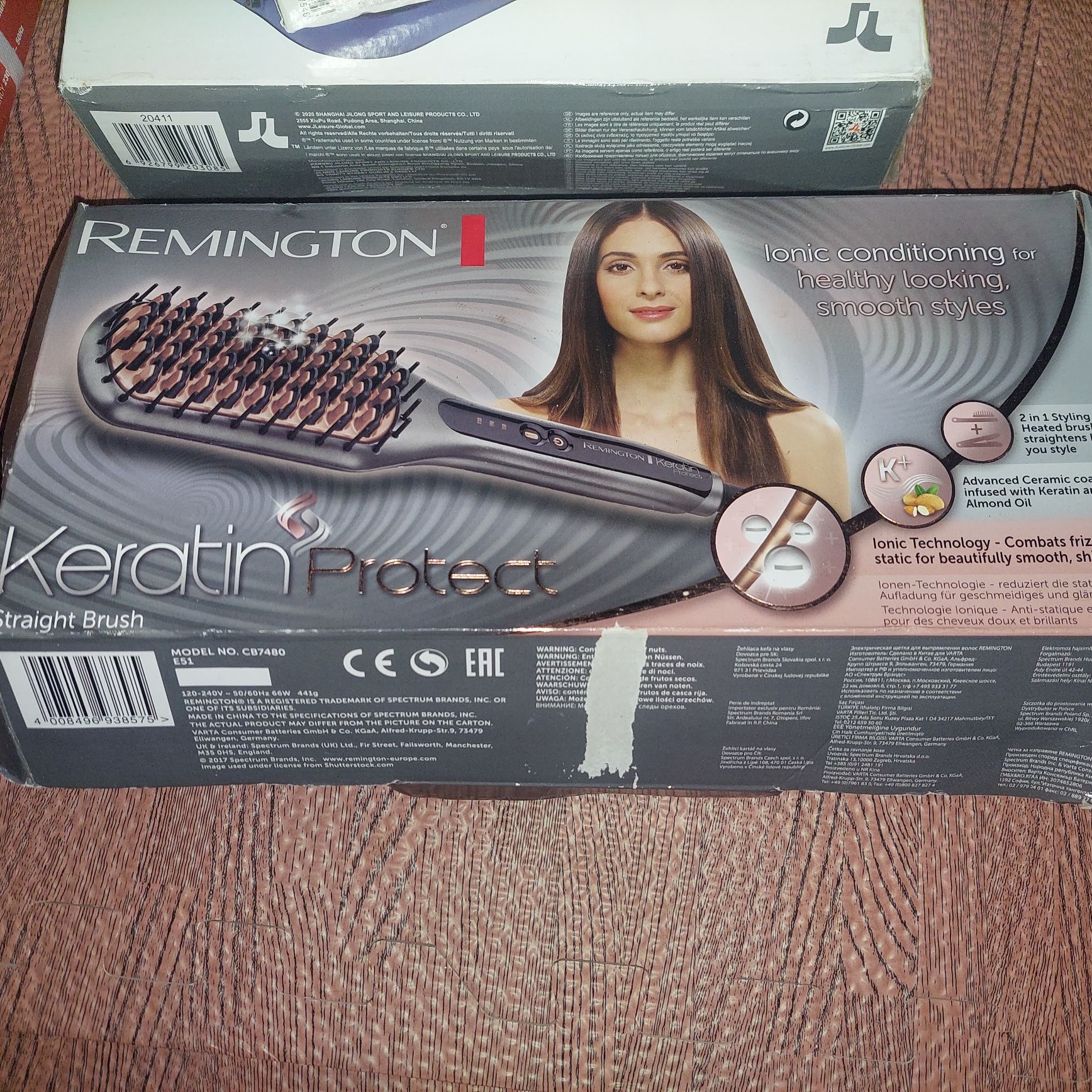 Escova eletrica fe cabelo nova