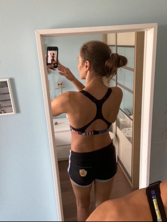 Stanik sportowy Reebok, regulowany, r. S