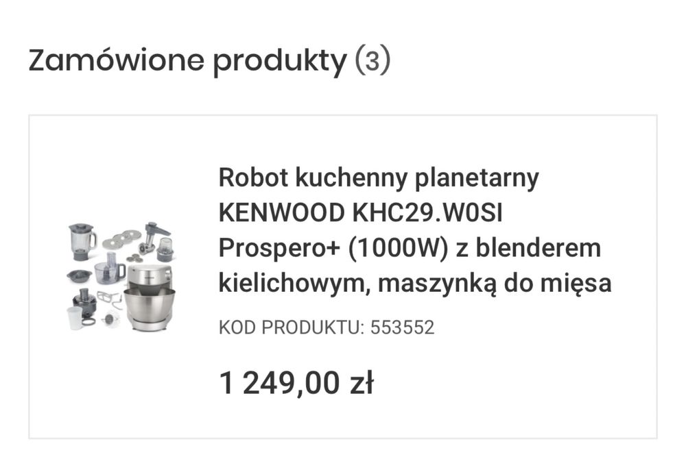 Nowy robot  planetarny KENWOOD