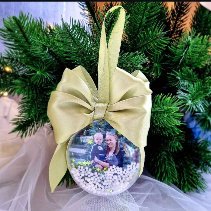 Кулька з фото на ялинку