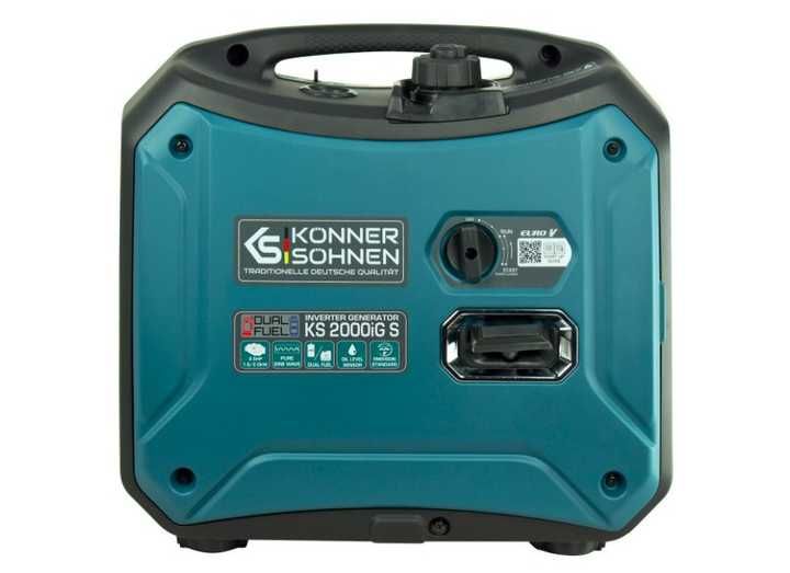 Генератор інверторний Konner&Sohnen KS 2000iG S газ/бензин 2000 Вт