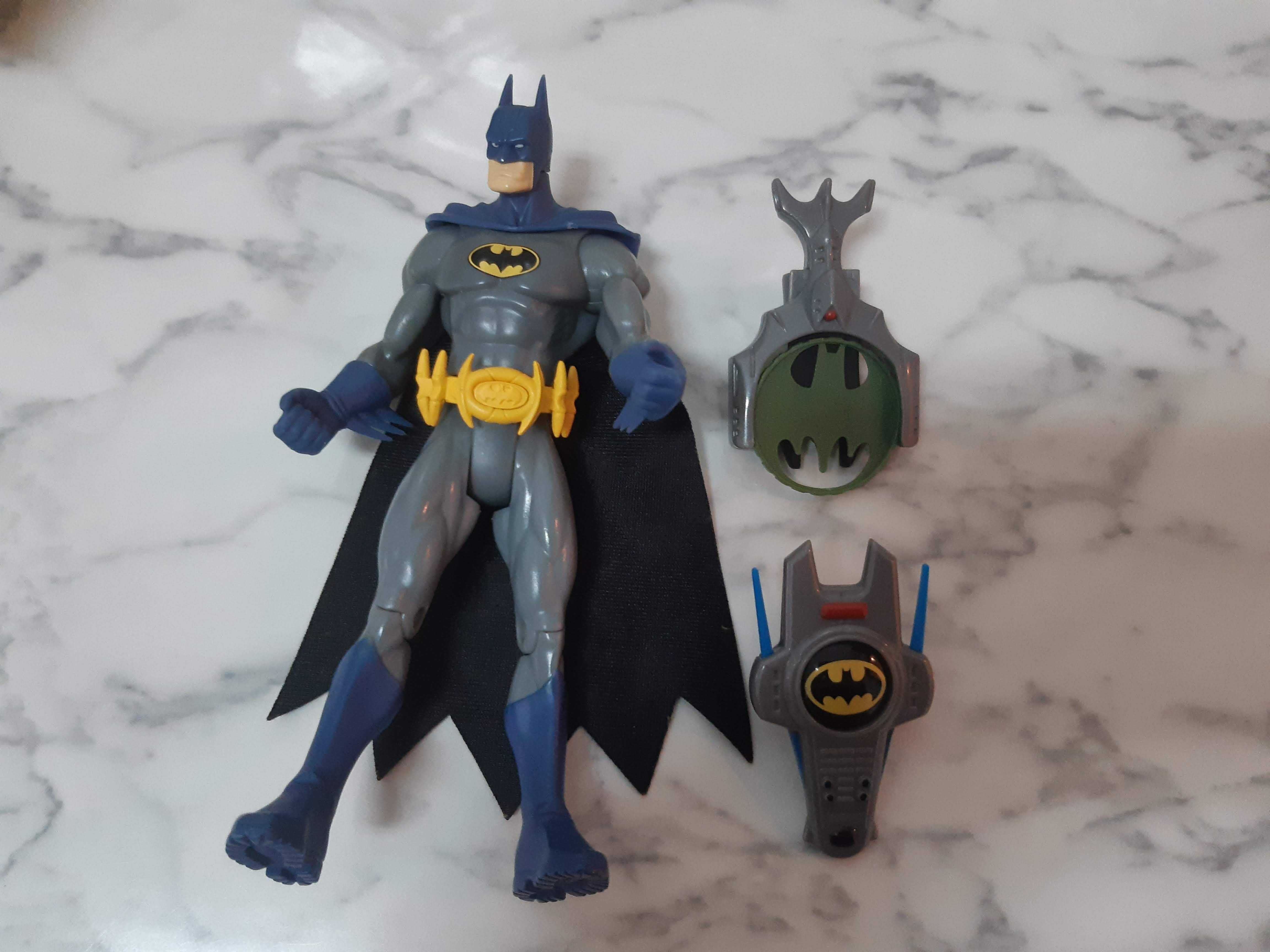 Carro Batman com moto e Batman incluídos, 51cm, 2003, como NOVO