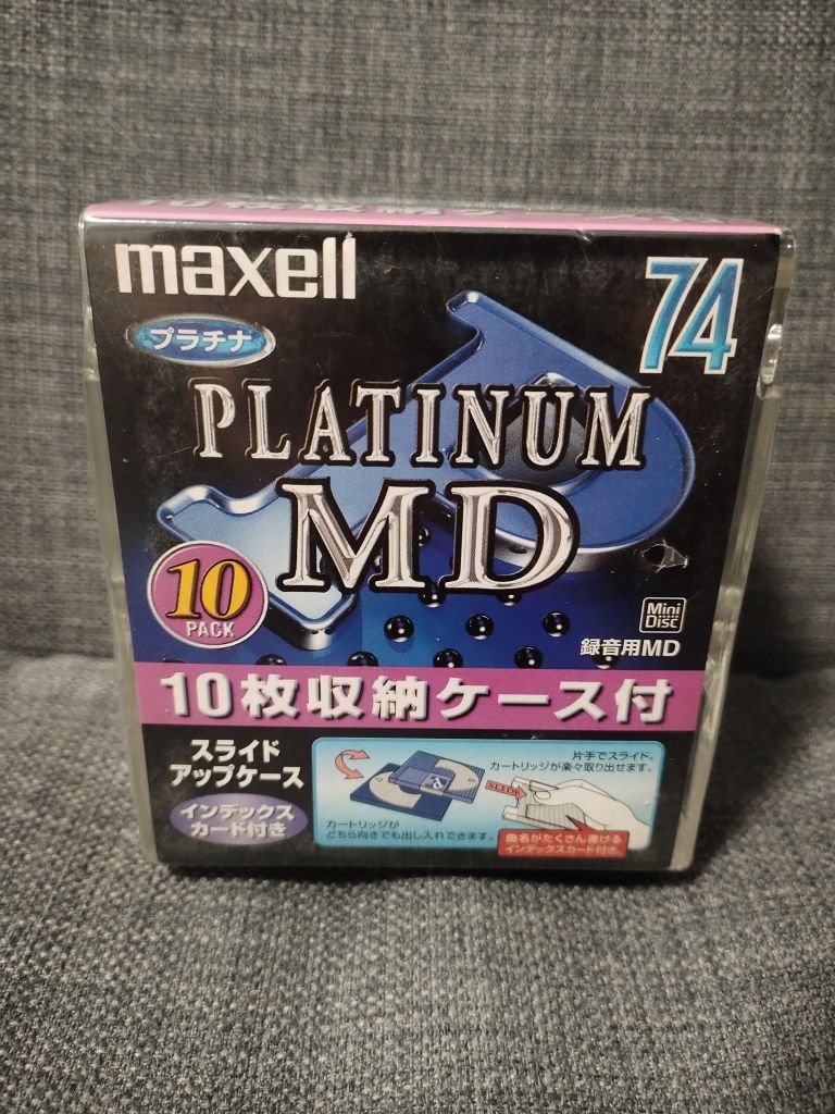 Минидиски Maxell Platinum MD 74 min