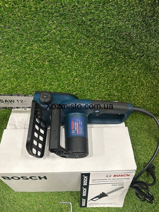 Электрическая цепная пила Bosch ESC1800 шина 30 см 1.8 кВт Электропила