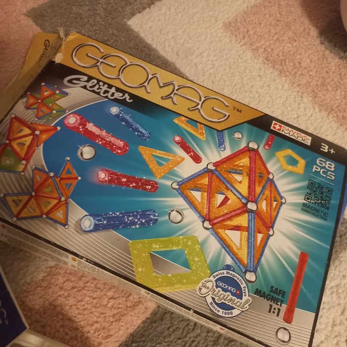 Klocki magnetyczne geomag glitter