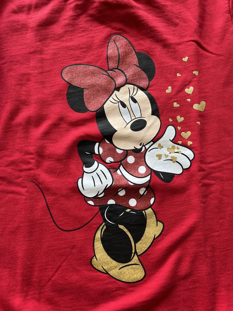 Bluza h&m motyw myszki minnie rozm 122/128