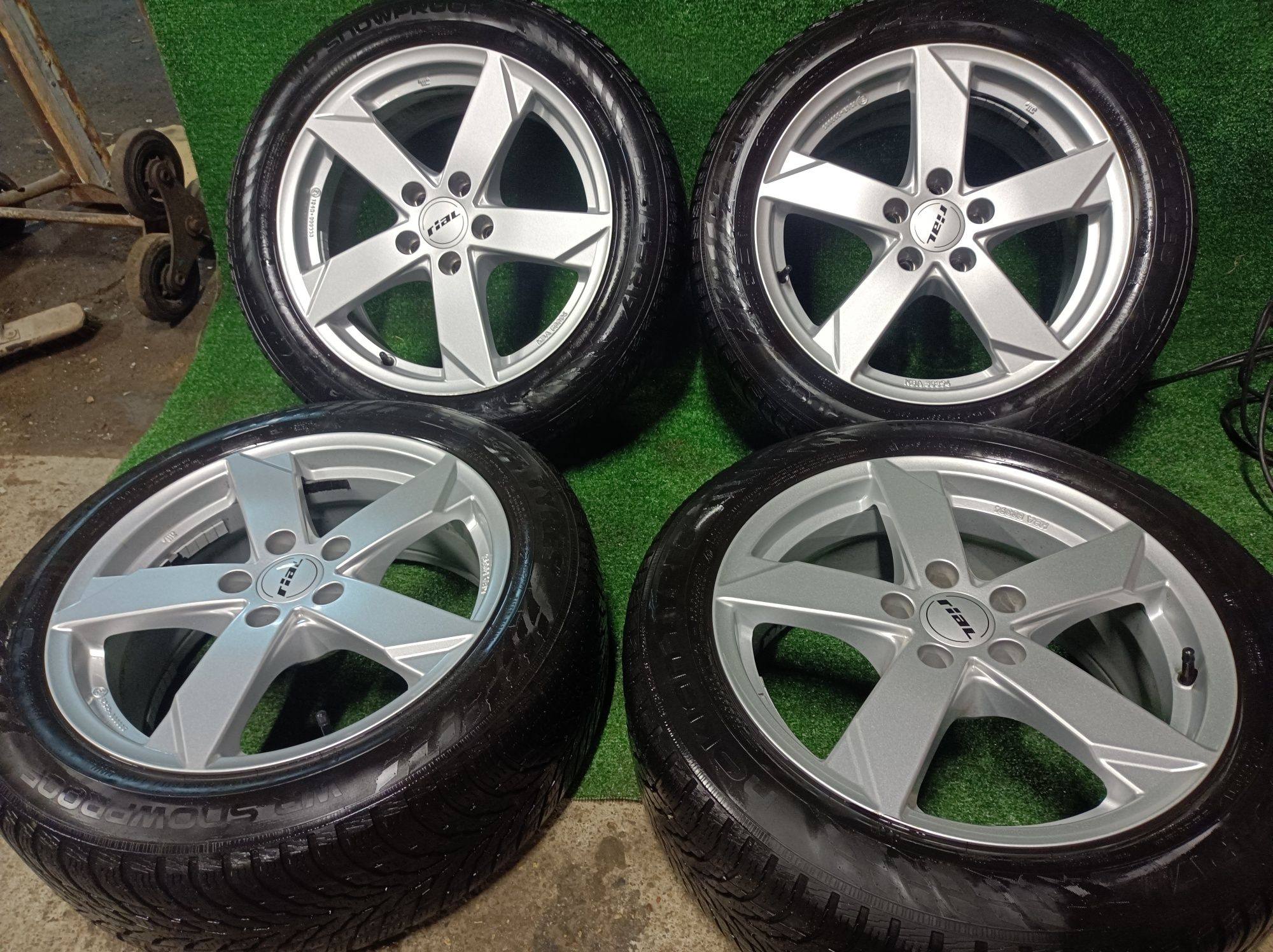 Jak nowe 5x112 17 Rial Alufelgi Audi Mercedes VW Seat Skoda koła felgi