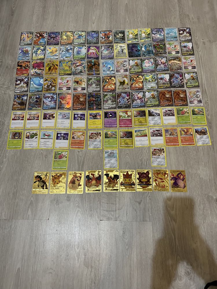 Karty Pokemon 81 + Karty Pokemon Złote 9