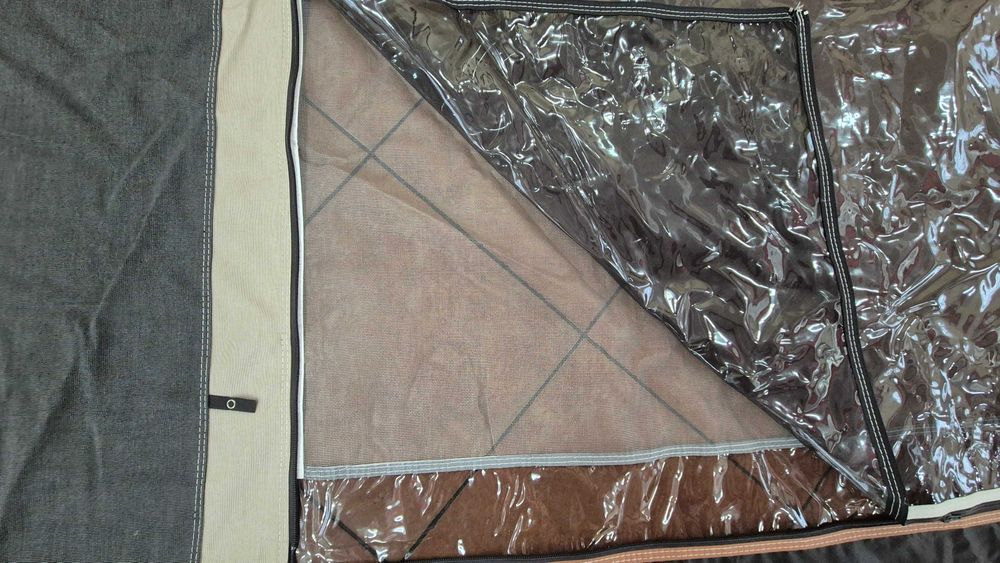 Przedsionek Isabella do kempingu przyczepa namiot 835cm-865cm Jak Nowy