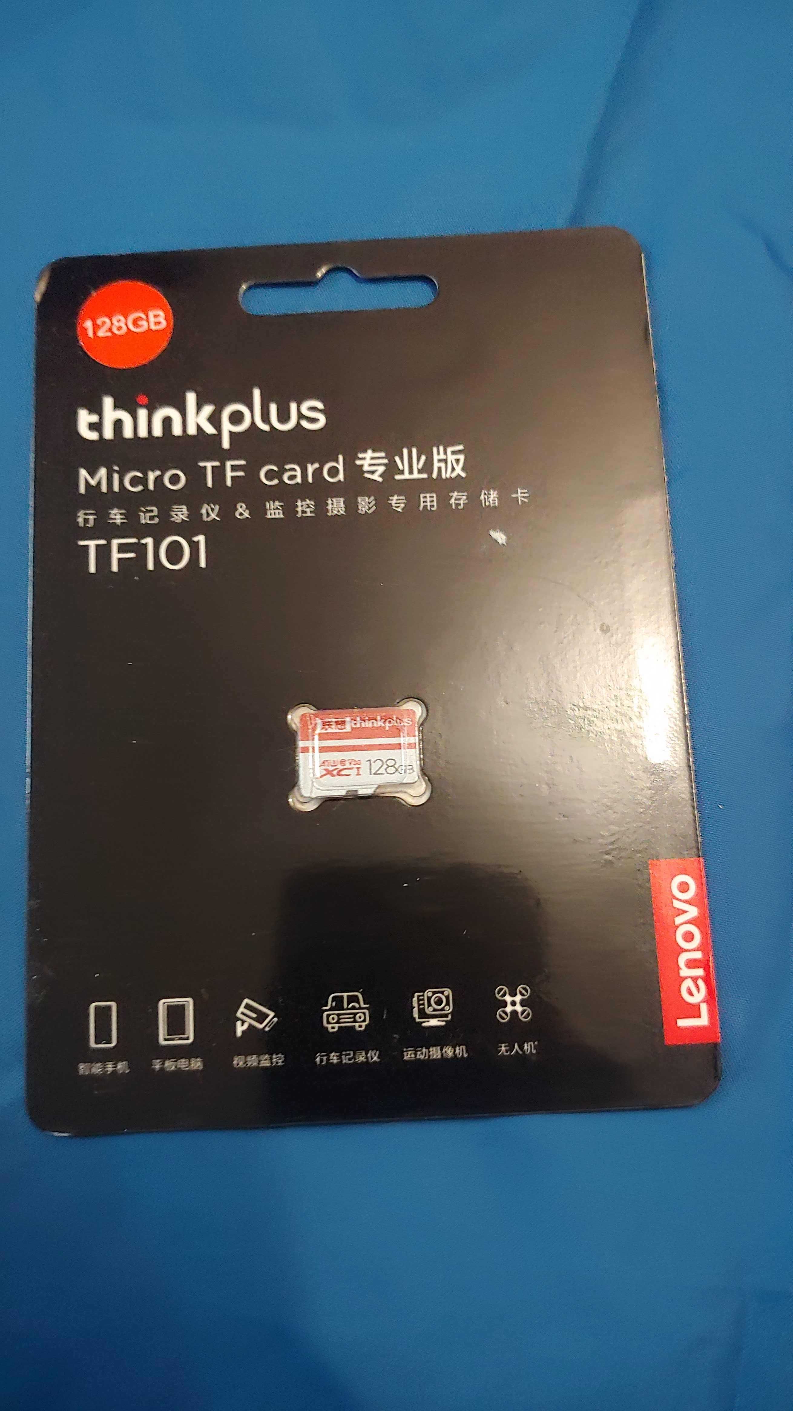 Карта памяти Lenovo 128Gb гб U1 V30 оригинал, быстрая, новая