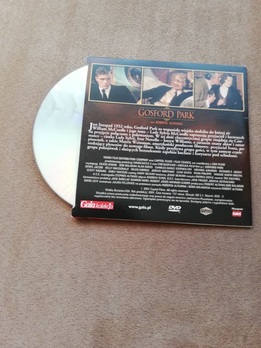 Gosford Park - film na DVD