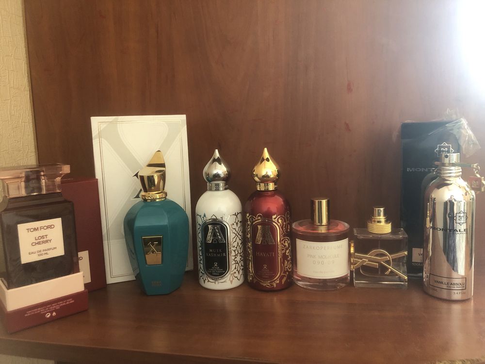 Musk Kashmir, Zarkoperfume Pink Molécule, Libre,Tom Ford та інші