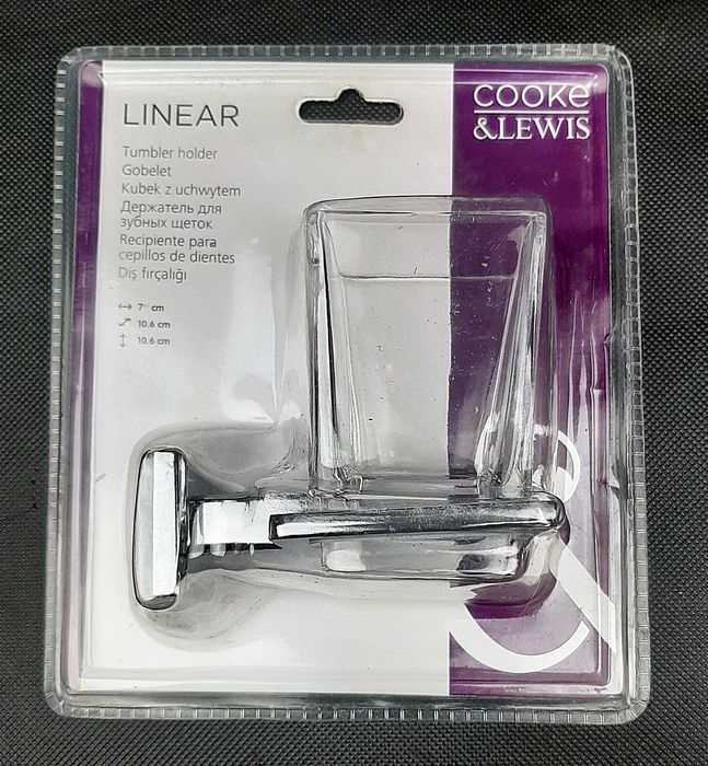 Kubek łazienkowy z uchwytem Cooke&Lewis