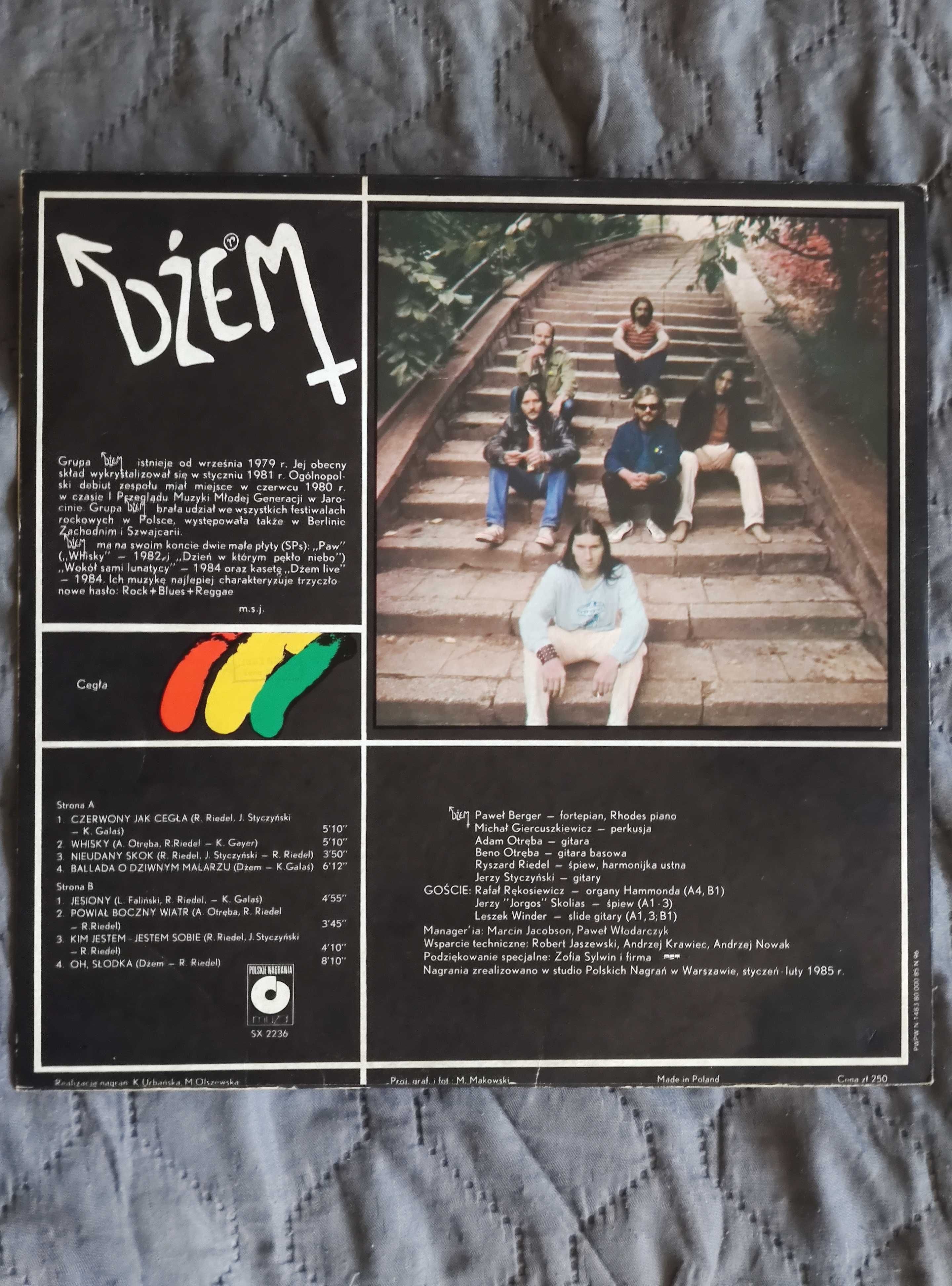 Dżem - Cegła. 1985. LP. VG++