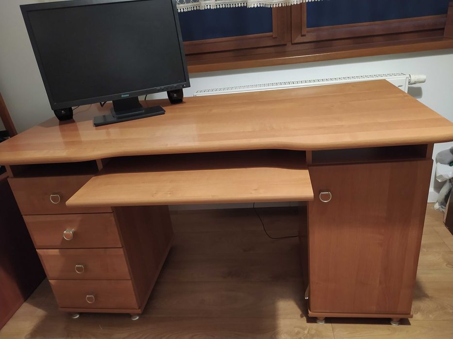 Biurko Black Red White