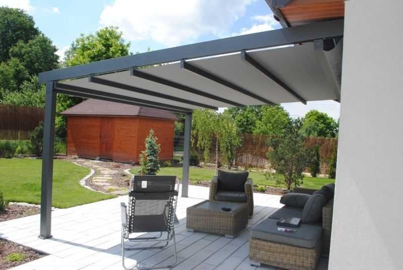 Pergola SELT SOLID dach rozsuwany