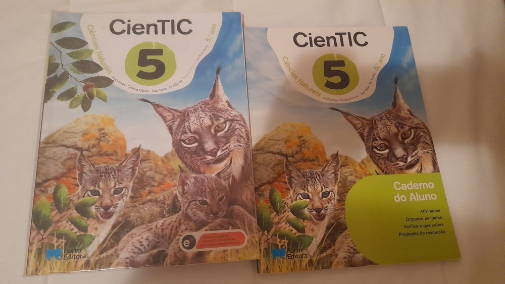 Livros de Ciências da Natureza 5. ANO " CIENTIC 5"