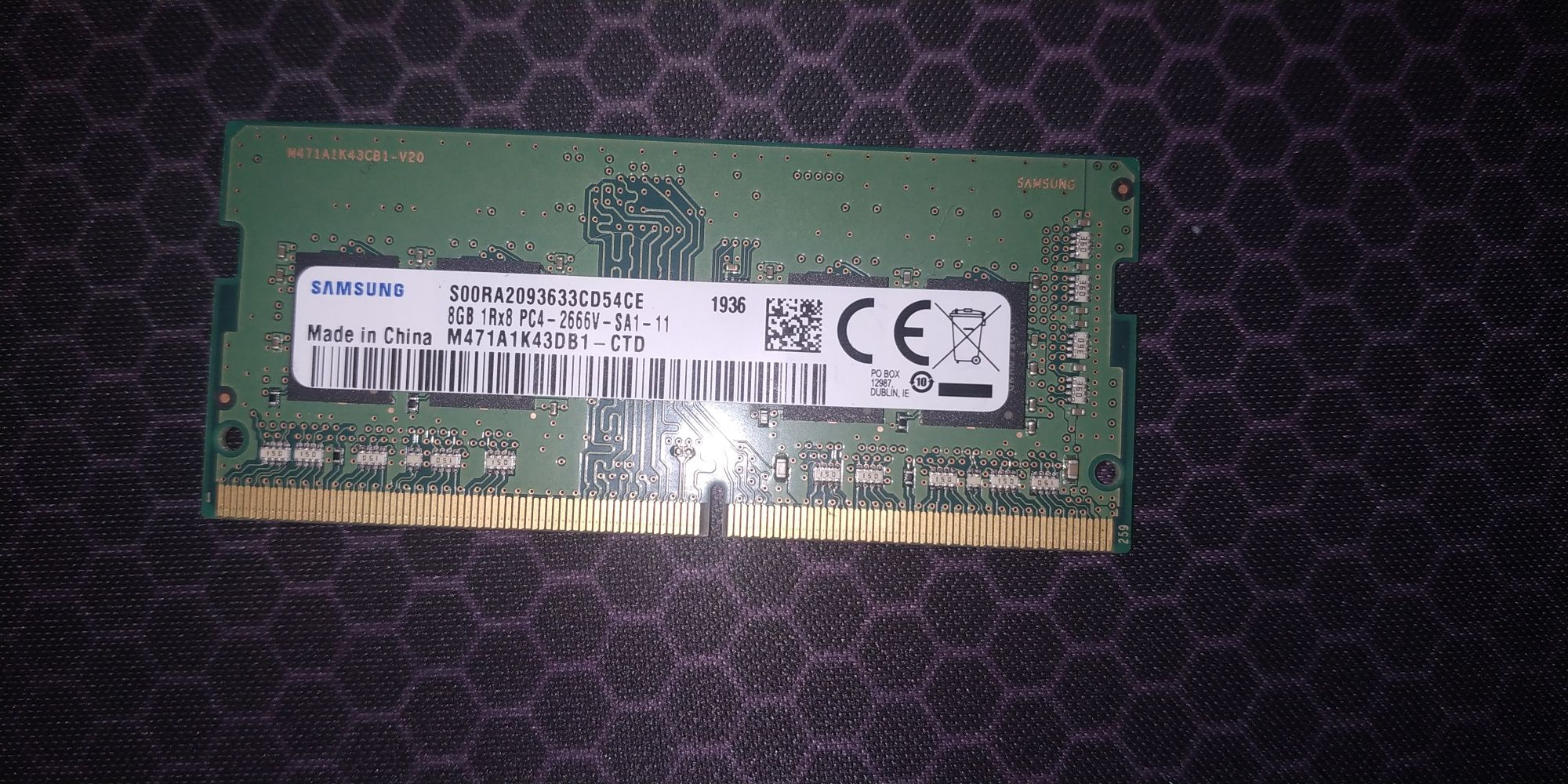 Оперативна пам'ять 8GB DDR4-2666 для Ноутбука