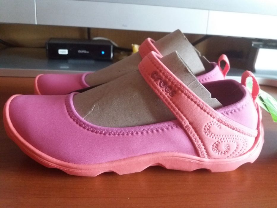 Crocs оригинал балетки босоножки р.J1(33)