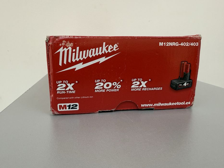 Базовый комплект аккумуляторов Milwaukee M12 NRG-402/403
