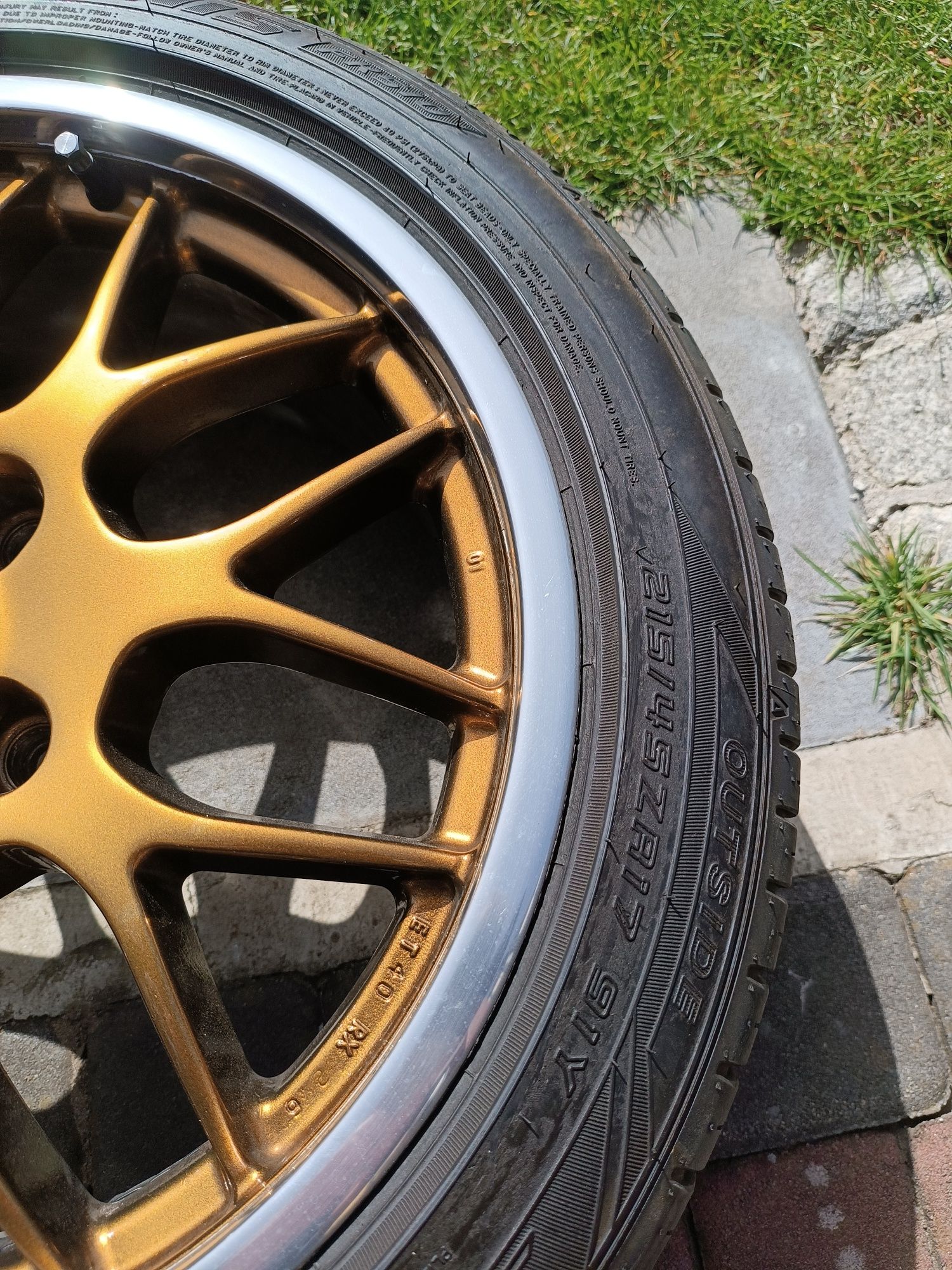 Felgi BBS 4x114.3 17 Honda opony Falken 215/45/17