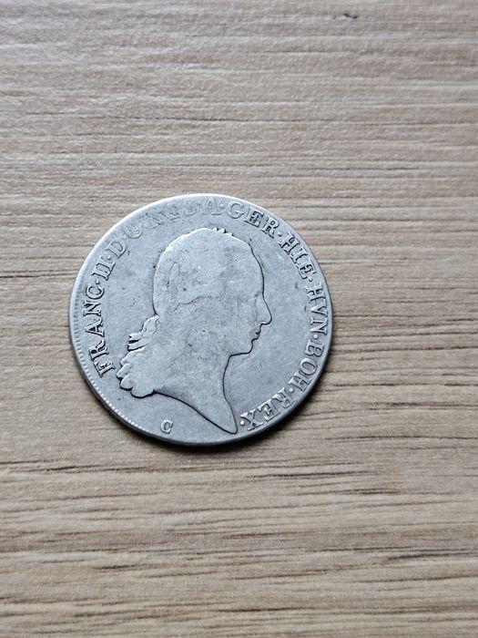 1/2 talara 1797, Austria,  Franciszek II,  srebro