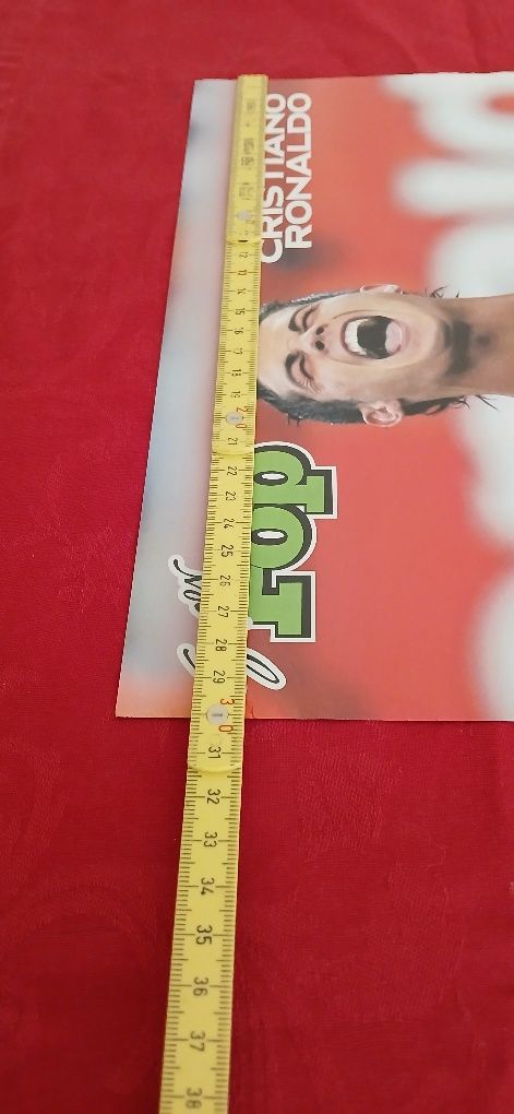 Poster Cristiano Ronaldo/PCD, com defeito