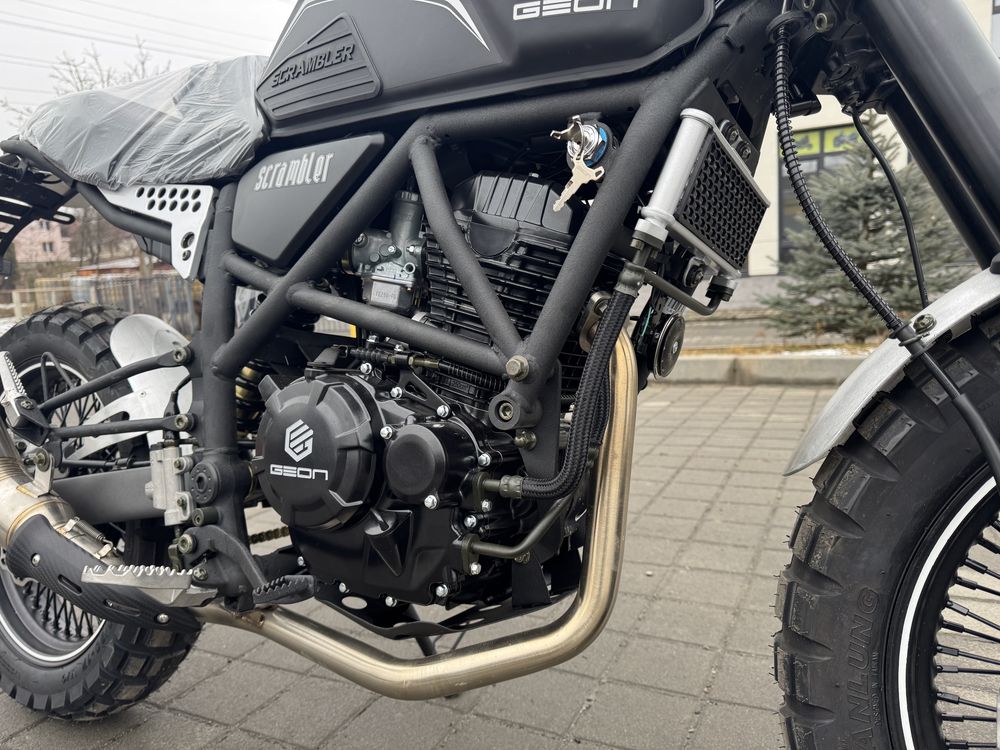 NEW Geon Scrambler 250 4V Matt Black 2025 Кредит/Доставка