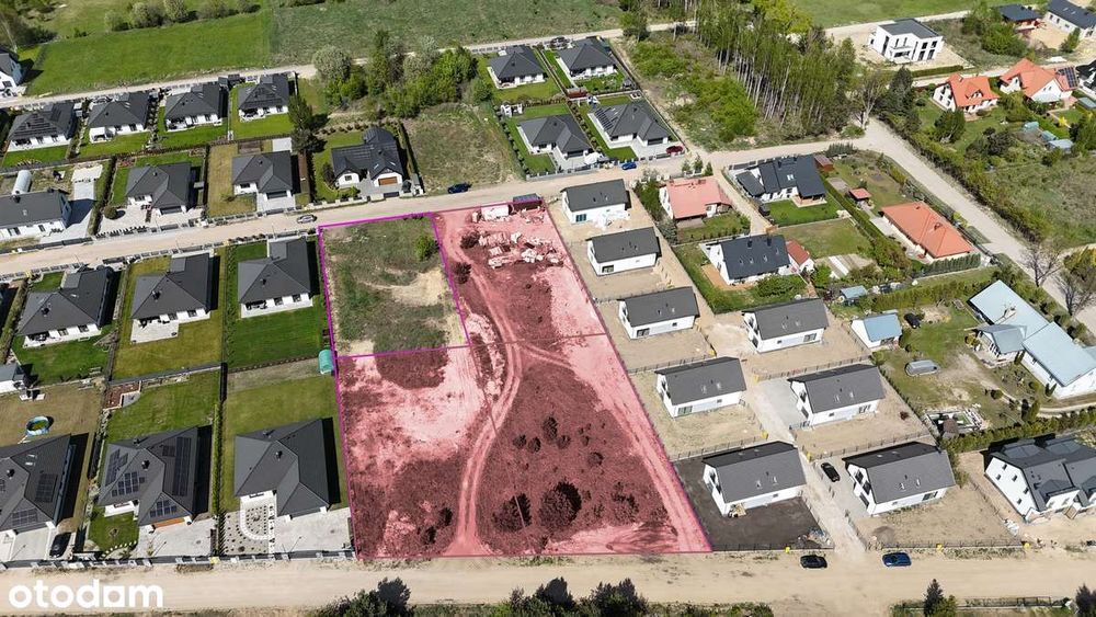 Działki pod zabudowę mieszkaniową jednorodzinną w obrębie Bagnówka