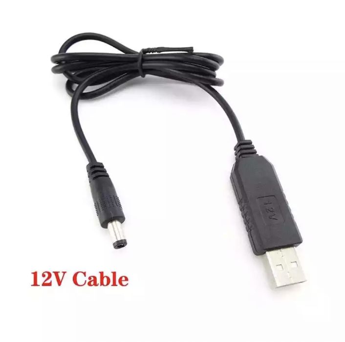 Кабель для WiFi роутерів USB 5V to DC 9V/12V + набор перехідників