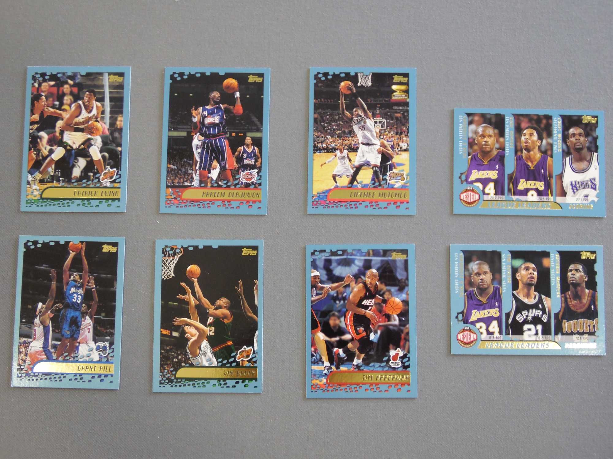 Lotes de cartas da NBA Topps