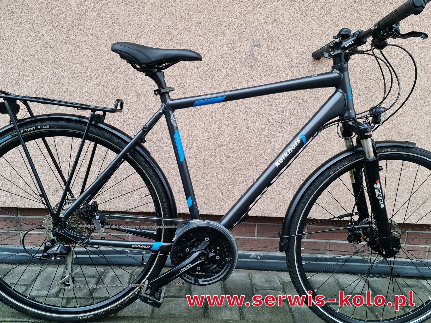 Rower męski trekkingowy KALKHOFF koła 28 SHIMANO DEORE aluminium wysył