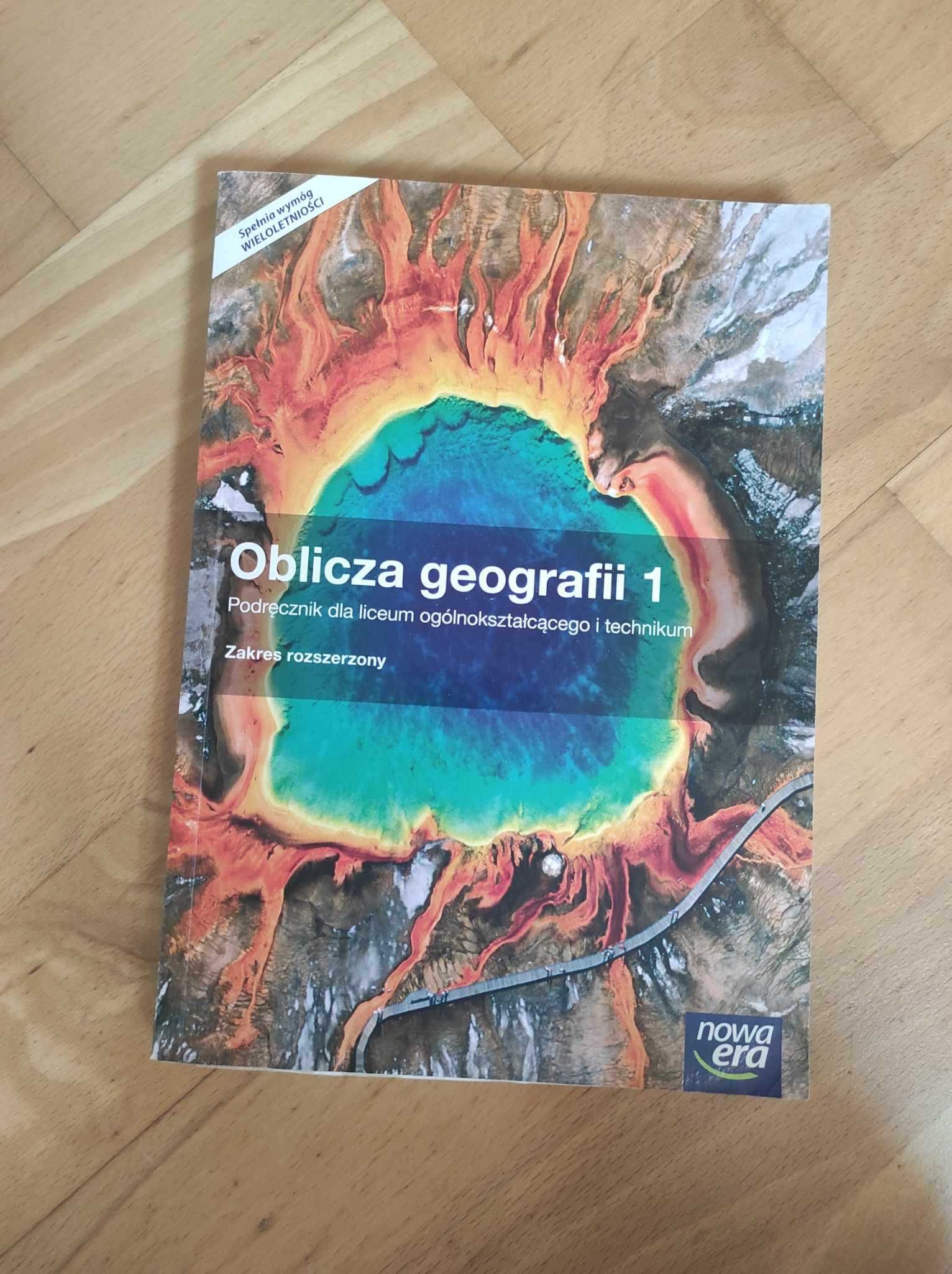 Oblicza geografii 1 zakres rozszerzony podręcznik +karty pracy