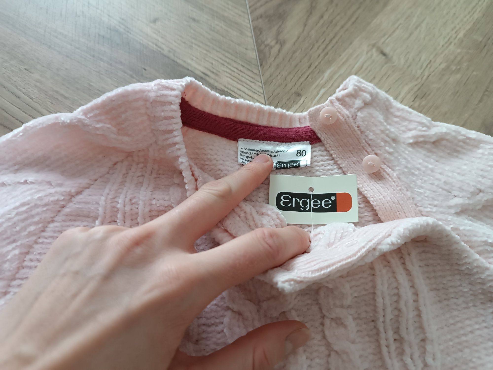 Sweter zimowy rozmiar 80