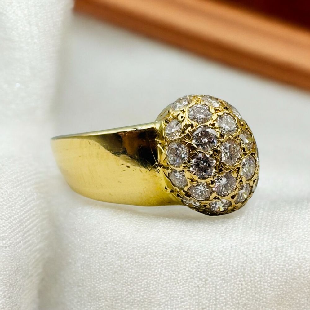Pierścionek Złoty z Brylantami 750/18k 1.00ct Certyfikat roz16