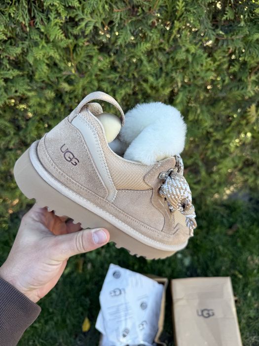 Зимові уги UGG чоботи черевики LowMel Australia biege бежеві беж