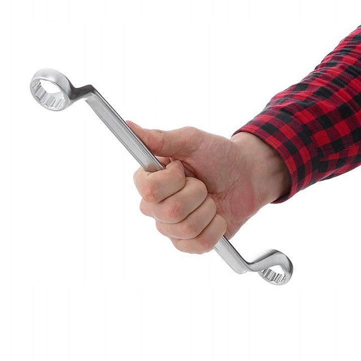 Klucze Oczkowe Odgięte Wygięte 6-22mm 8 Szt Zestaw Kluczy Oczkowych Wi