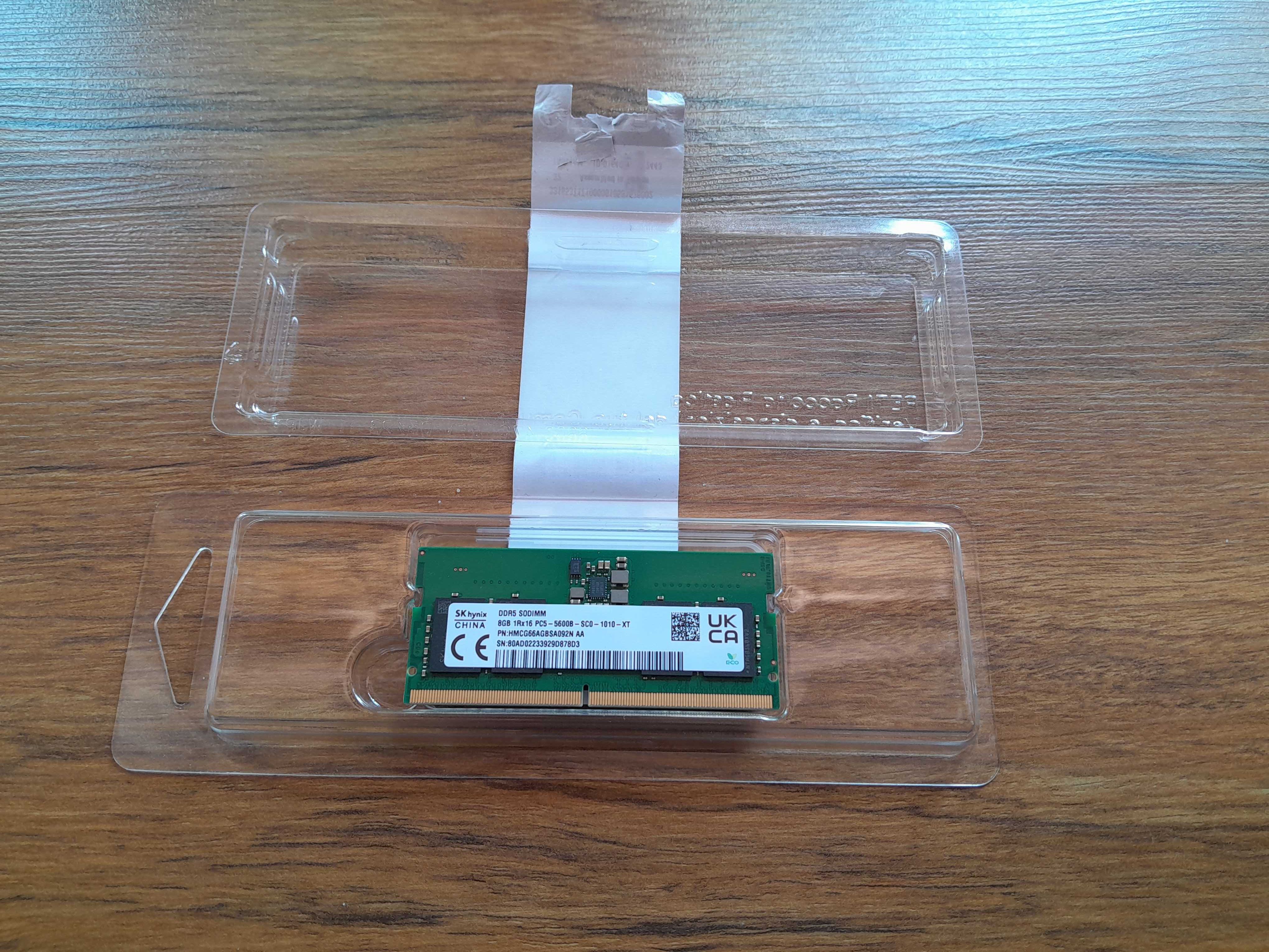 Pamięć RAM SK Hynix DDR5 so-dimm 8GB 1Rx16 pc5 5600b