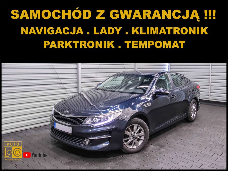 Kia Optima NAVIGACJA + Klimatronik + LEDy + Parktronik + Tempomat +ZAREJESTROWANY