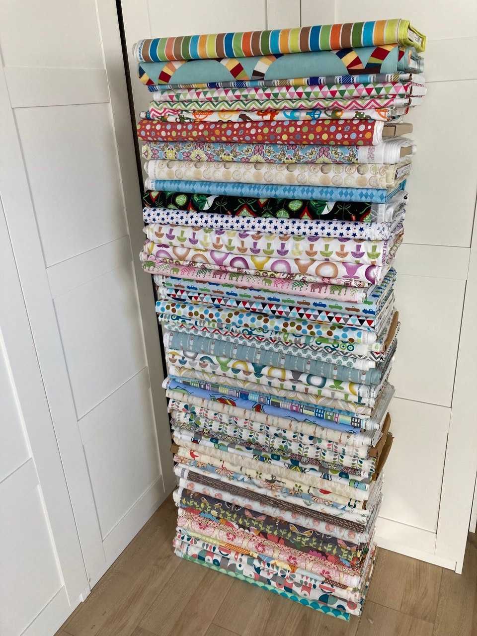 Tkaniny bawełniane amerykańskie handmade, patchwork - unikalne wzory