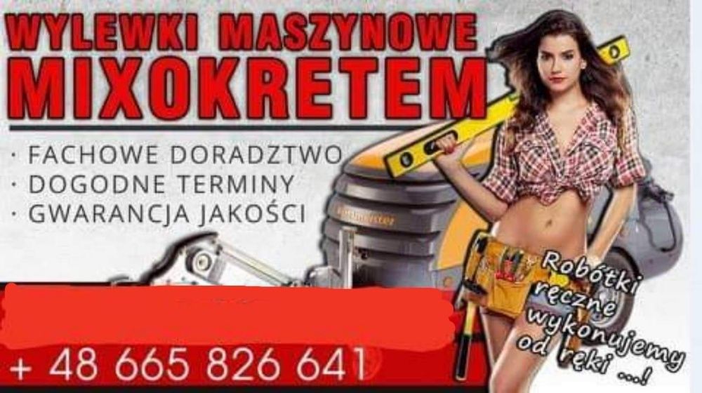 Wylewki Chudziaki posadzki maszynowe styrobeton  Witnica Dębno Krzeszy