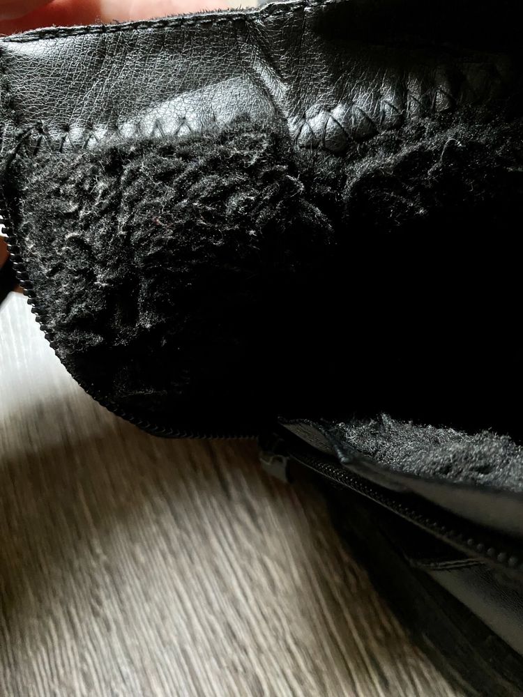 Зимові черевики чорні унісекс