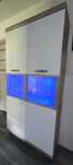 Witryna z LED Szafa Vitrine