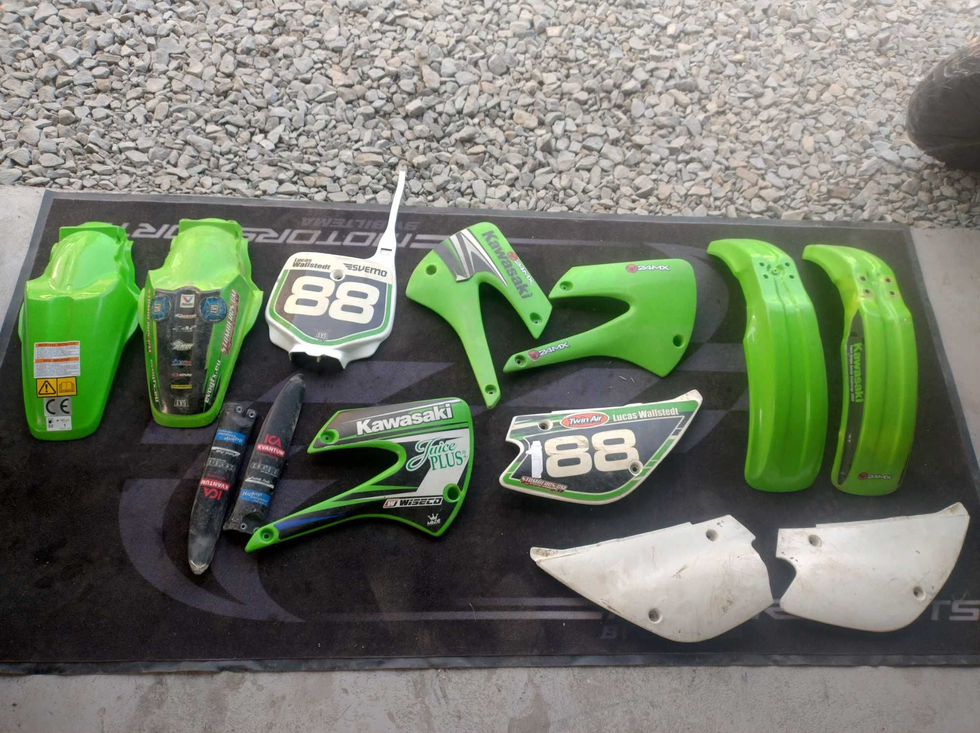 Kawasaki kx 85 plastiki