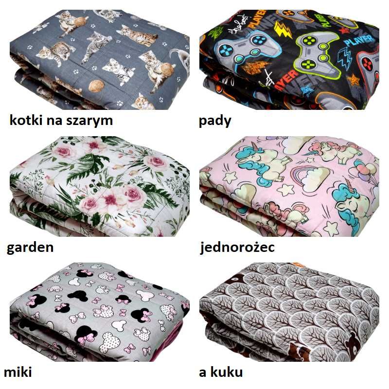 Kołdra obciążeniowa Terapeutyczna 75x100 wzory